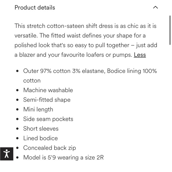 SOLD ON X POST - Boden Cotton Mini Shift Dress - Picture 13 of 13